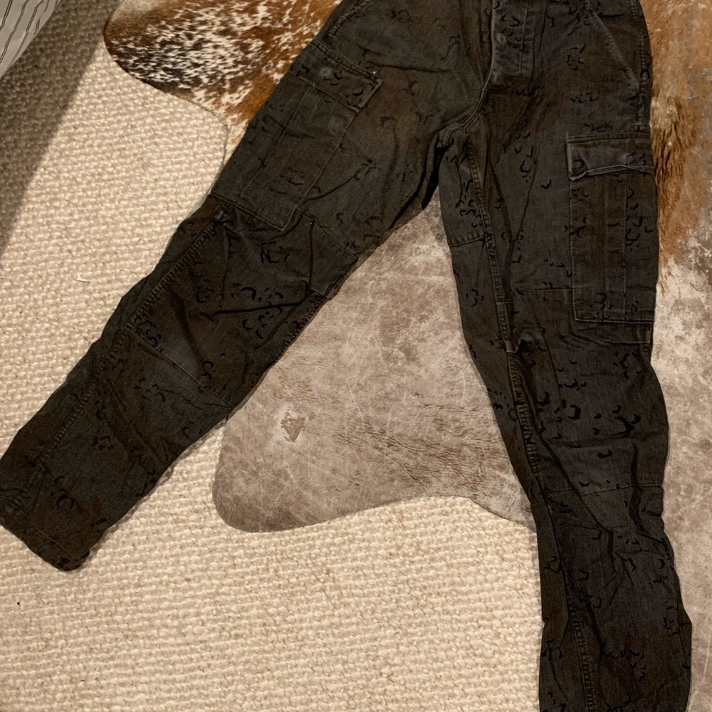 BDG Black Cargo Pants Tapered Fit